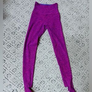 Beyond Yoga Spacedye Pink Stirrup Leggings High Waist